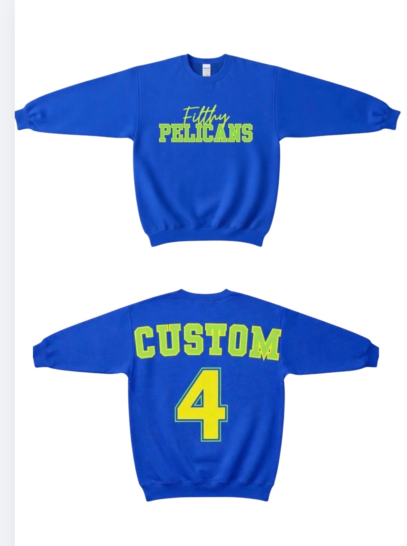 Filthy Pelicans Varsity sweatshirt