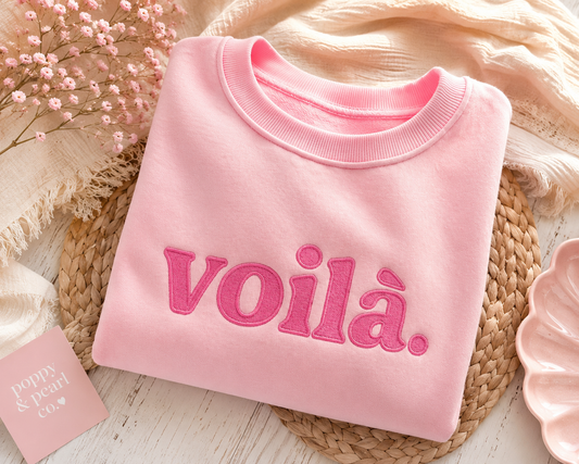 Voila. Embroidered Sweatshirt