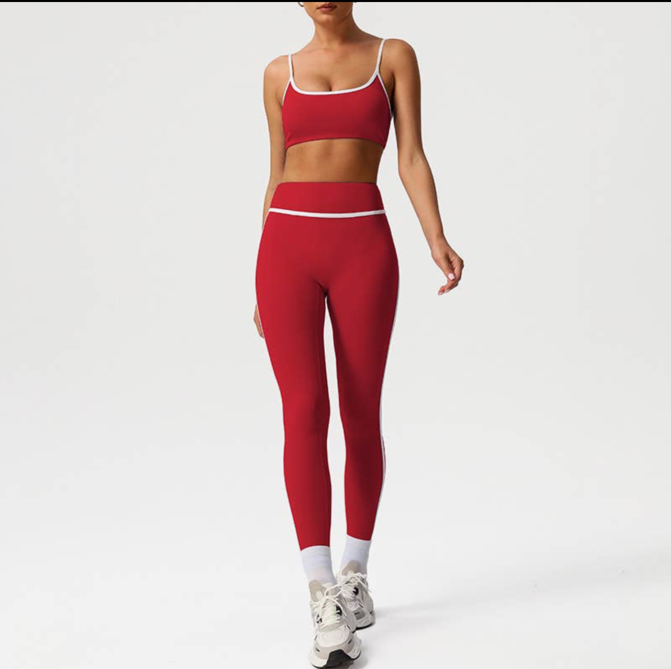 Red Workout Pant  Set- pre order