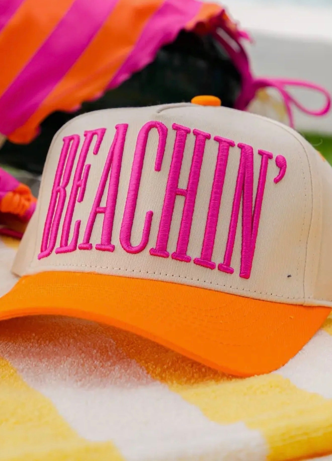 Beachin’ embroidered hat