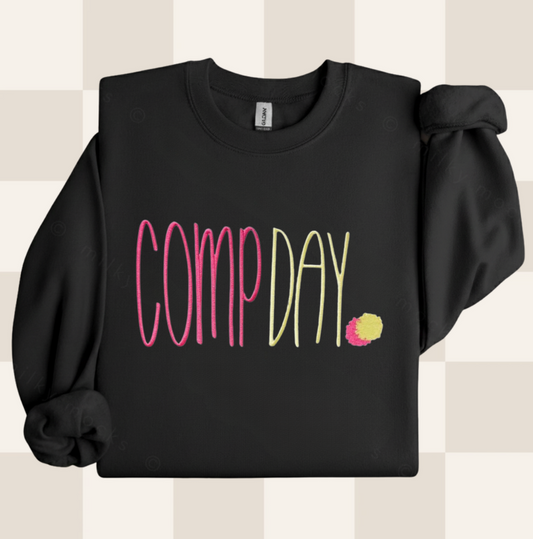 Comp Day Embroidered Sweatshirt