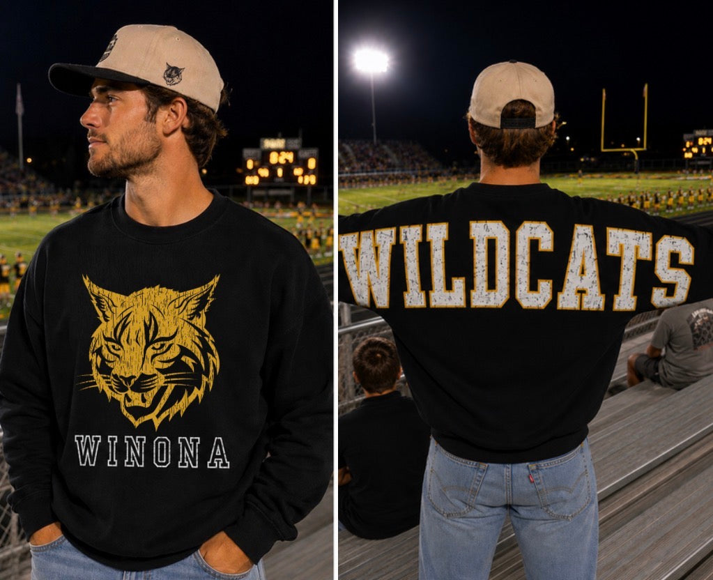 Winona Wildcats Spirit Crewneck