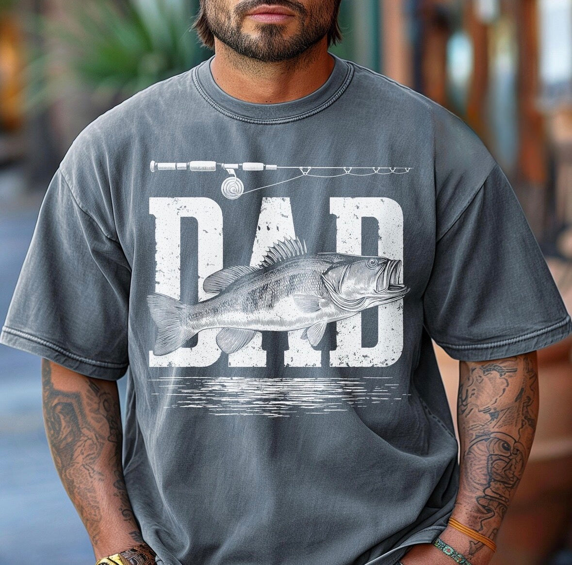 Dad Fish T Shirt