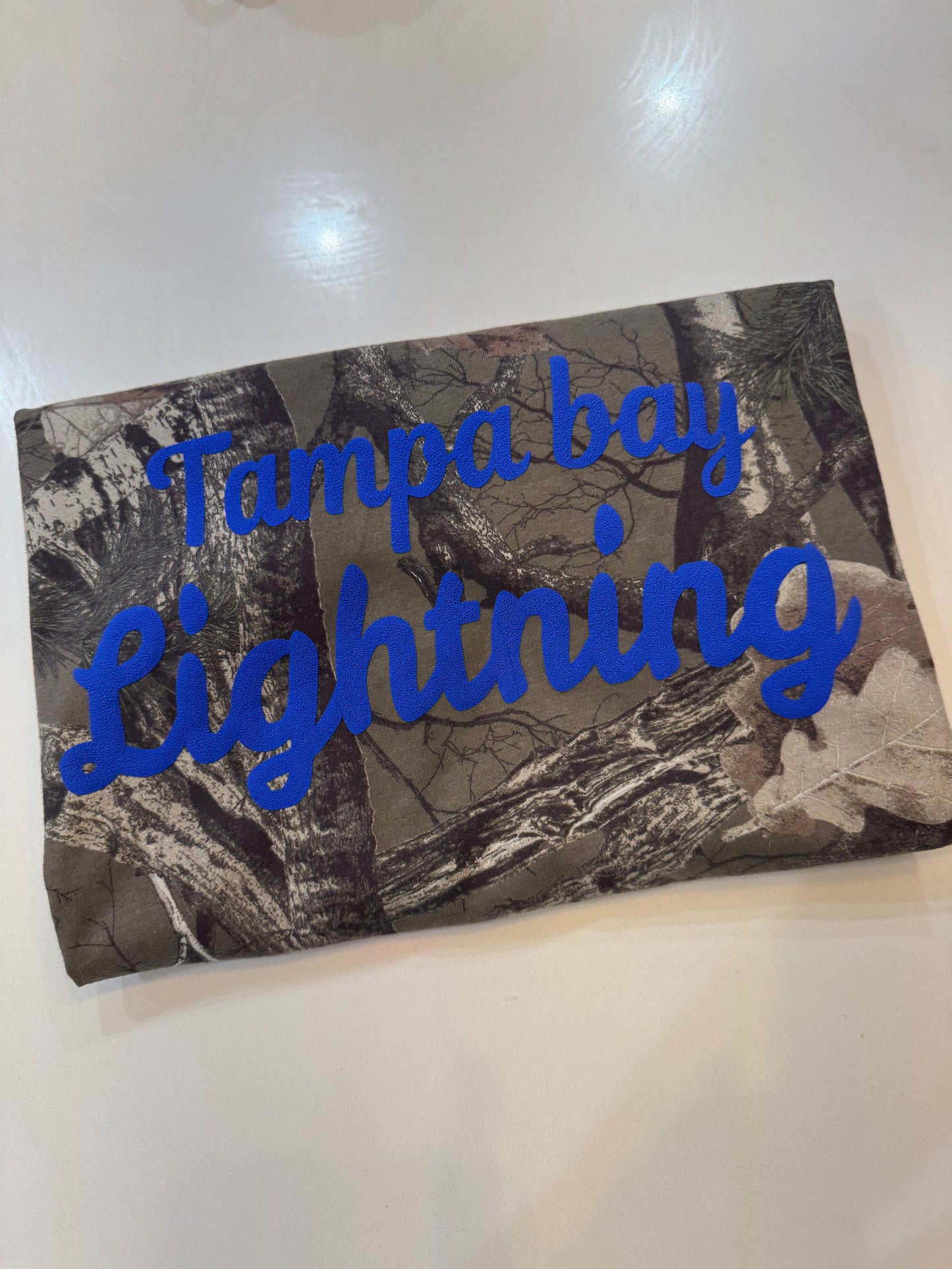 Oversized Tampa Bay Lightning Camo T Shirt