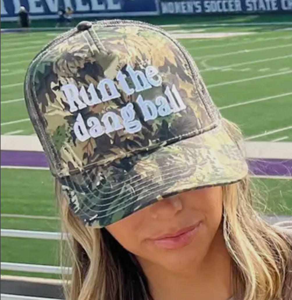 Run the Dang Ball Trucker hat