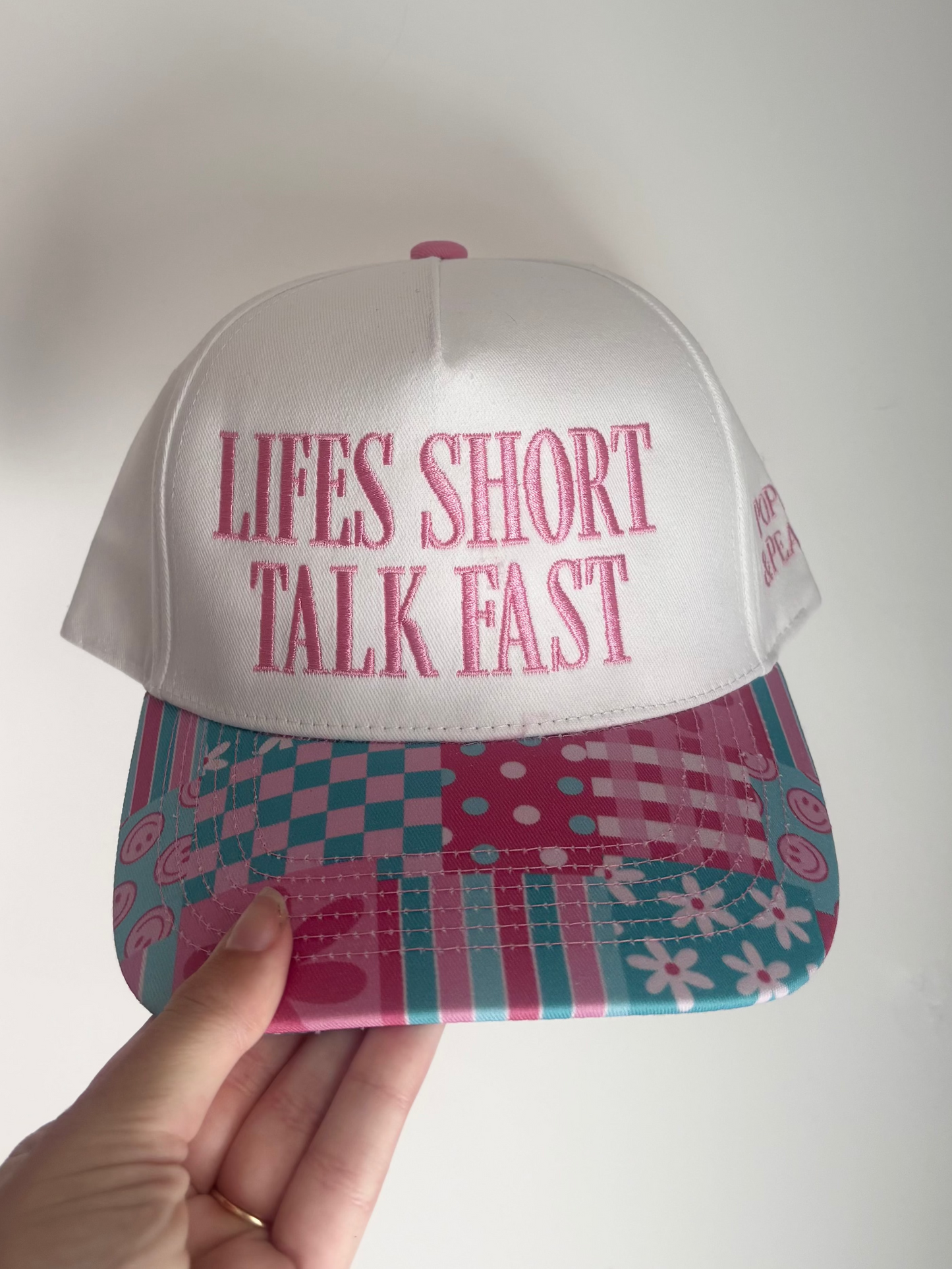 Life’s Short Talk Fast Embroidered Hat
